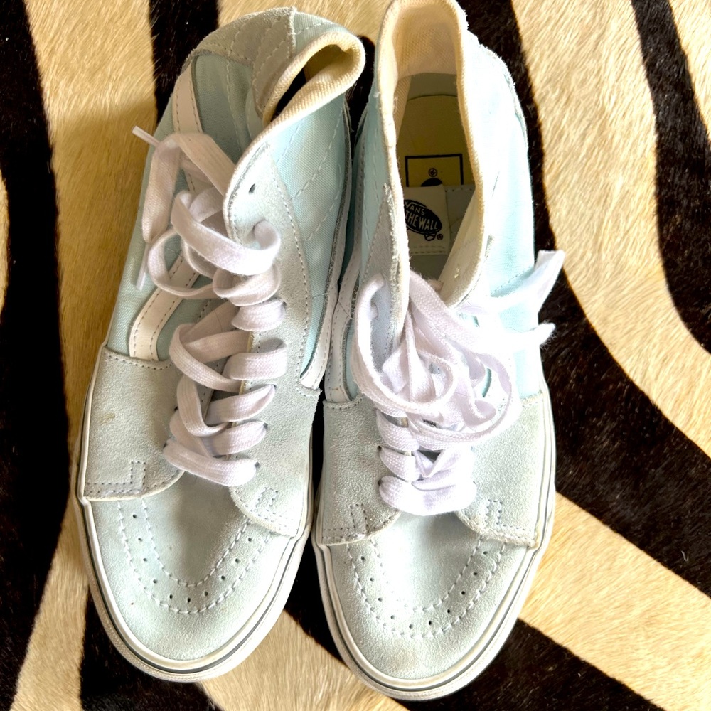 Porcelain Blue Vans